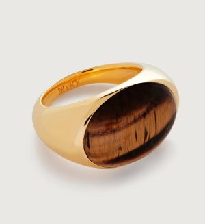 Jewelry Rings | Kate Young Gemstone Ring 18k Gold Vermeil – Monica Vinader Womens www.sharongrantley.com